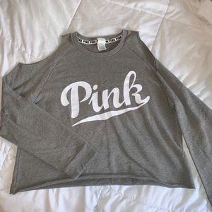 Cropped VS (PINK) sweatshirt